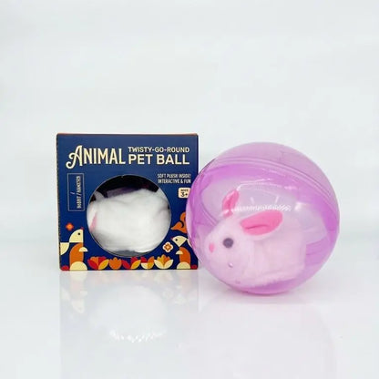 Engage Your Indoor Cat with the Ultimate Boredom Buster: USB Rechargeable Auto-Rolling Ball Toy with Mouse for Hands-Free Play