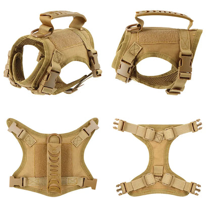 Get Your Pup Summer-Ready! ☀️🐾 Tactical Dog Harness Set for Small Dogs & Cats - Stylish Vest, Leash & Patches for Outdoor Fun! #PetLovers #SummerVibes