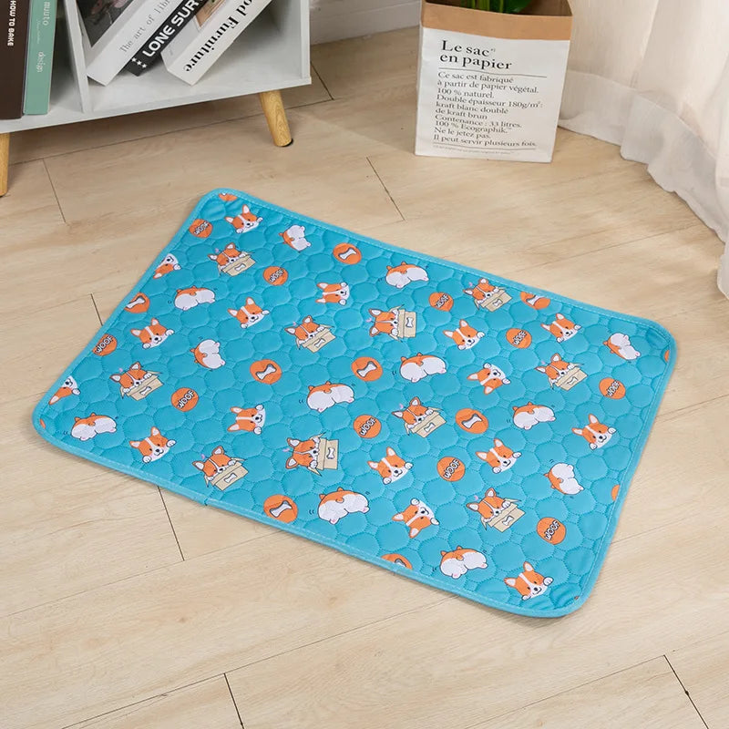 Ultimate Washable Pet Diaper Mat - Reusable, Absorbent, and Waterproof Training Pad for Dogs - Perfect for Home and Travel!