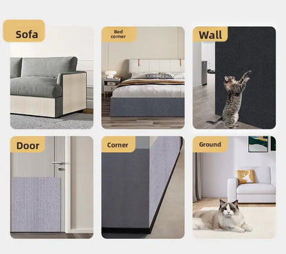 Protect Your Furniture with Our Self-Adhesive Cat Scratch Pads! 🐾 Durable, Trimmable & Easy to Use - Keep Your Sofa and Walls Scratch-Free! 💪✨