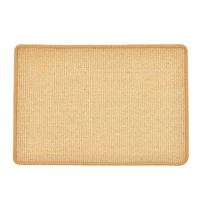Premium Sisal Cat Scratcher Mat - Protect Your Furniture and Keep Your Cat's Claws Sharp!