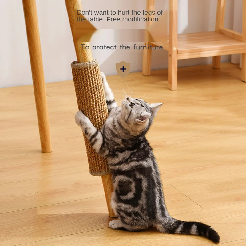 Premium Sisal Cat Scratcher Mat - Protect Your Furniture and Keep Your Cat's Claws Sharp!