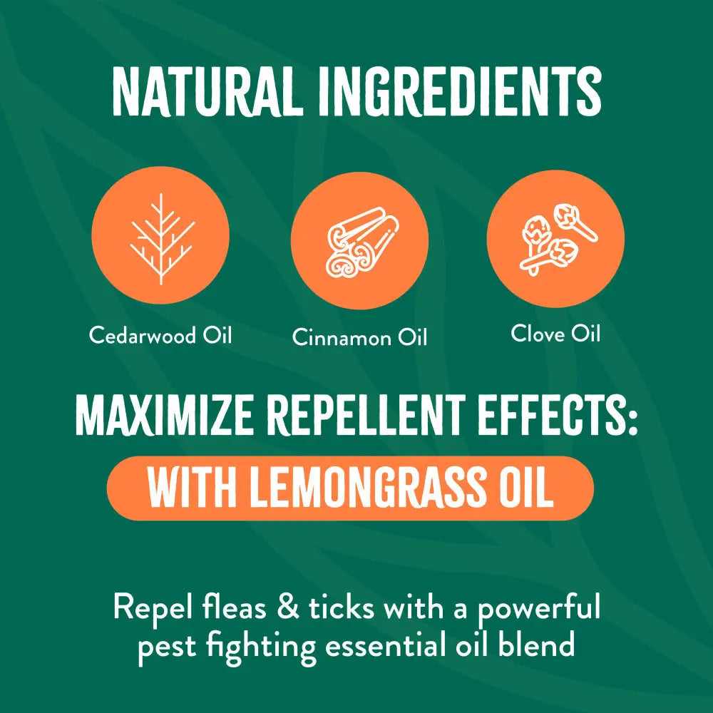 Say goodbye to fleas and ticks! 🌿🐾 Check out Tropiclean's all-natural Flea + Tick Spray for your home and furry friends! 32oz of protection! 🐶✨