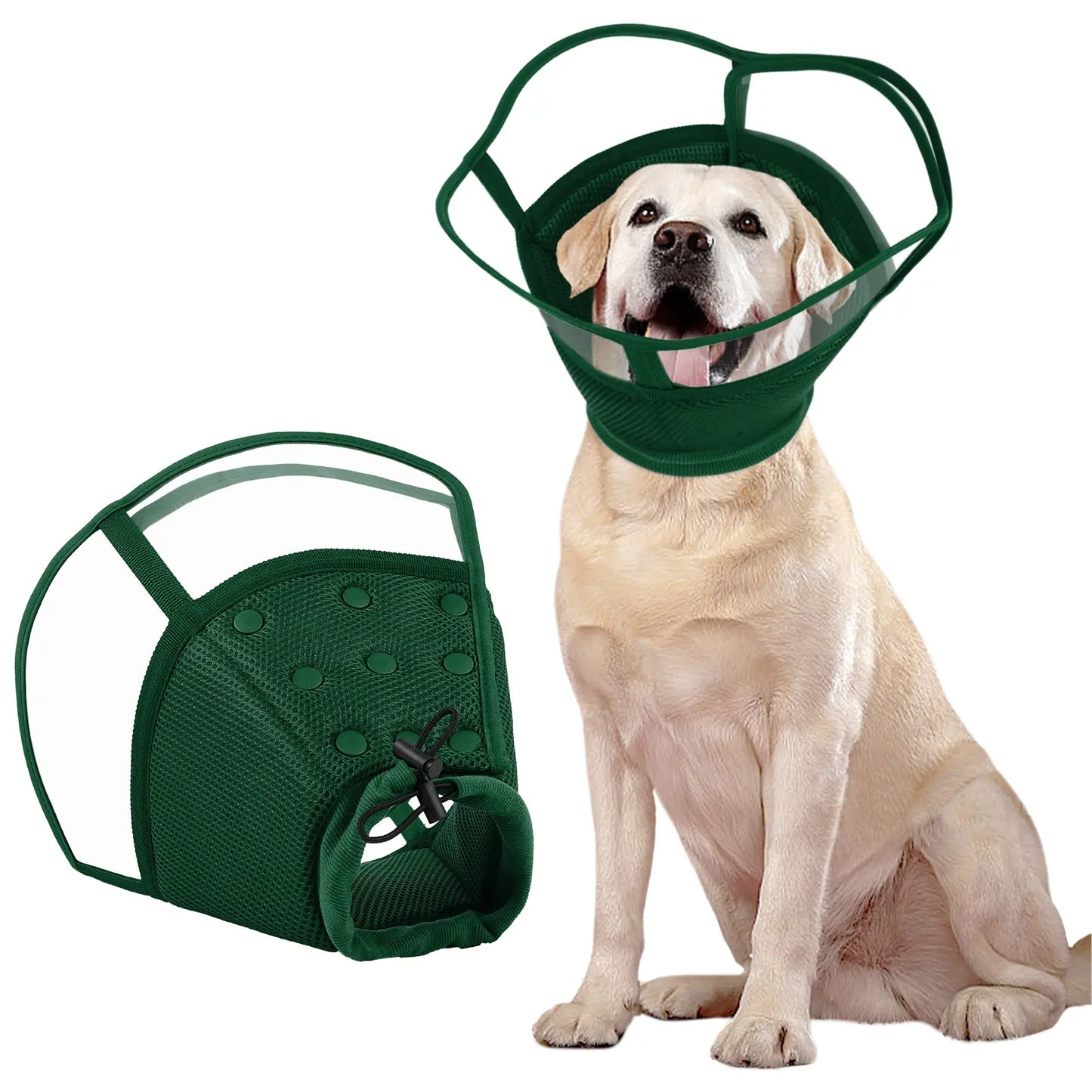 Say goodbye to licking with the Kuoser Soft Dog Cone! Perfect for post-surgery recovery, this breathable and comfy collar is adjustable for small, medium, and large pups. Keep your furry friend safe and cozy! 🐾💖
