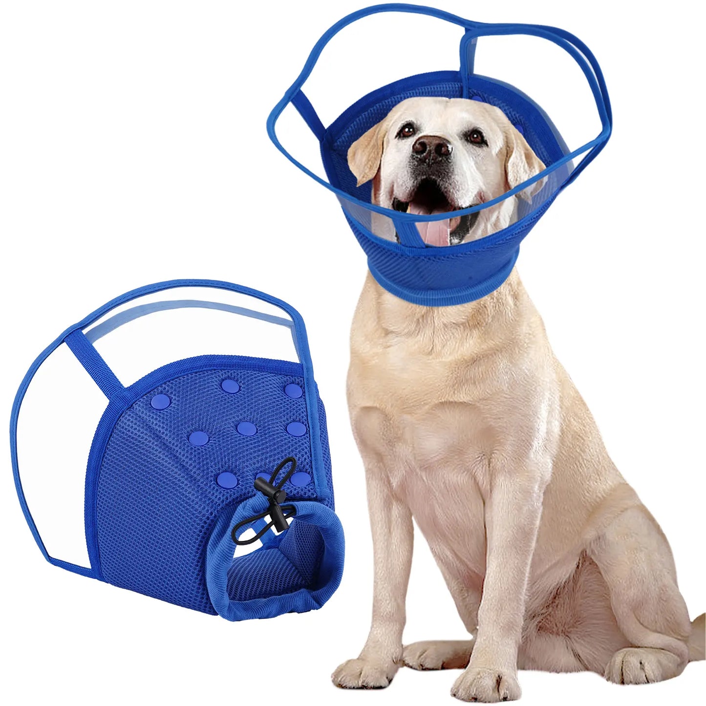 Say goodbye to licking with the Kuoser Soft Dog Cone! Perfect for post-surgery recovery, this breathable and comfy collar is adjustable for small, medium, and large pups. Keep your furry friend safe and cozy! 🐾💖
