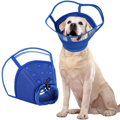 Say goodbye to licking with the Kuoser Soft Dog Cone! Perfect for post-surgery recovery, this breathable and comfy collar is adjustable for small, medium, and large pups. Keep your furry friend safe and cozy! 🐾💖
