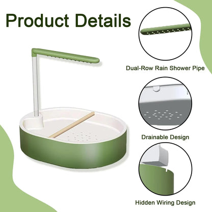 Transform Your Bird's Bath Time! 🐦💦 Automatic Parrot Shower + Fountain Fun for Parakeets & Conures! Perfect for Grooming & Playtime! 🛁✨