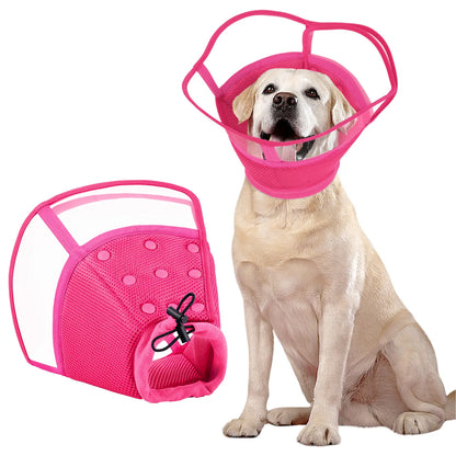 Say goodbye to licking with the Kuoser Soft Dog Cone! Perfect for post-surgery recovery, this breathable and comfy collar is adjustable for small, medium, and large pups. Keep your furry friend safe and cozy! 🐾💖