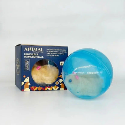 Engage Your Indoor Cat with the Ultimate Boredom Buster: USB Rechargeable Auto-Rolling Ball Toy with Mouse for Hands-Free Play