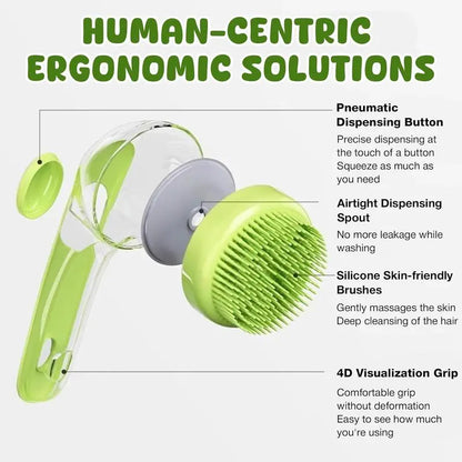 Pamper Your Pets This Summer with the 2026 2-in-1 Bath & Grooming Brush - Effortless Washing & Massage for Dogs and Cats! 🐾🛁🌞