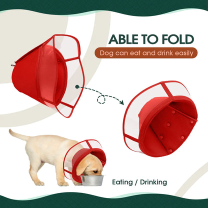 Say goodbye to licking with the Kuoser Soft Dog Cone! Perfect for post-surgery recovery, this breathable and comfy collar is adjustable for small, medium, and large pups. Keep your furry friend safe and cozy! 🐾💖