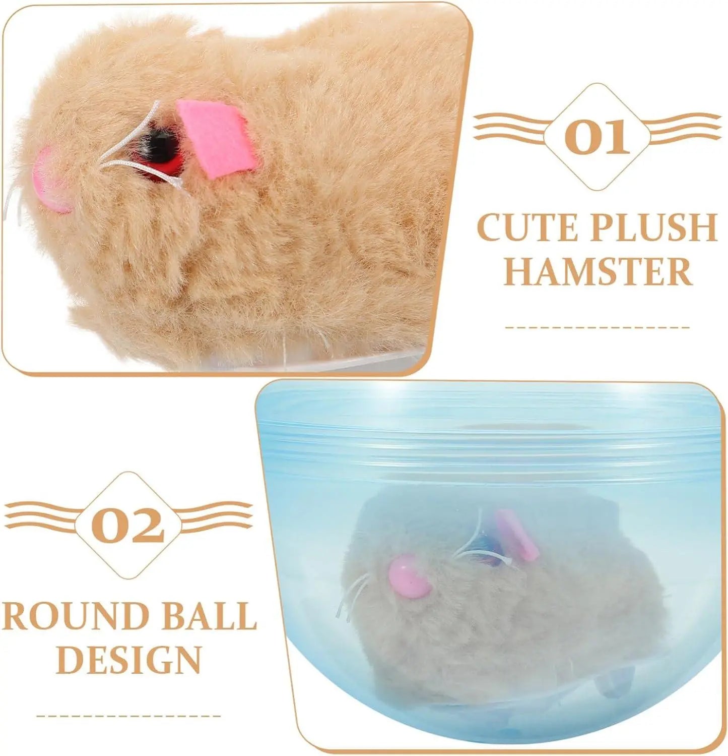 Engage Your Indoor Cat with the Ultimate Boredom Buster: USB Rechargeable Auto-Rolling Ball Toy with Mouse for Hands-Free Play