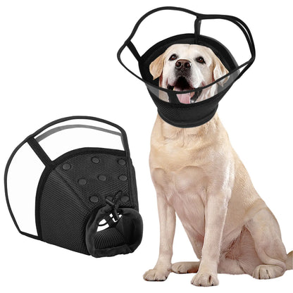 Say goodbye to licking with the Kuoser Soft Dog Cone! Perfect for post-surgery recovery, this breathable and comfy collar is adjustable for small, medium, and large pups. Keep your furry friend safe and cozy! 🐾💖