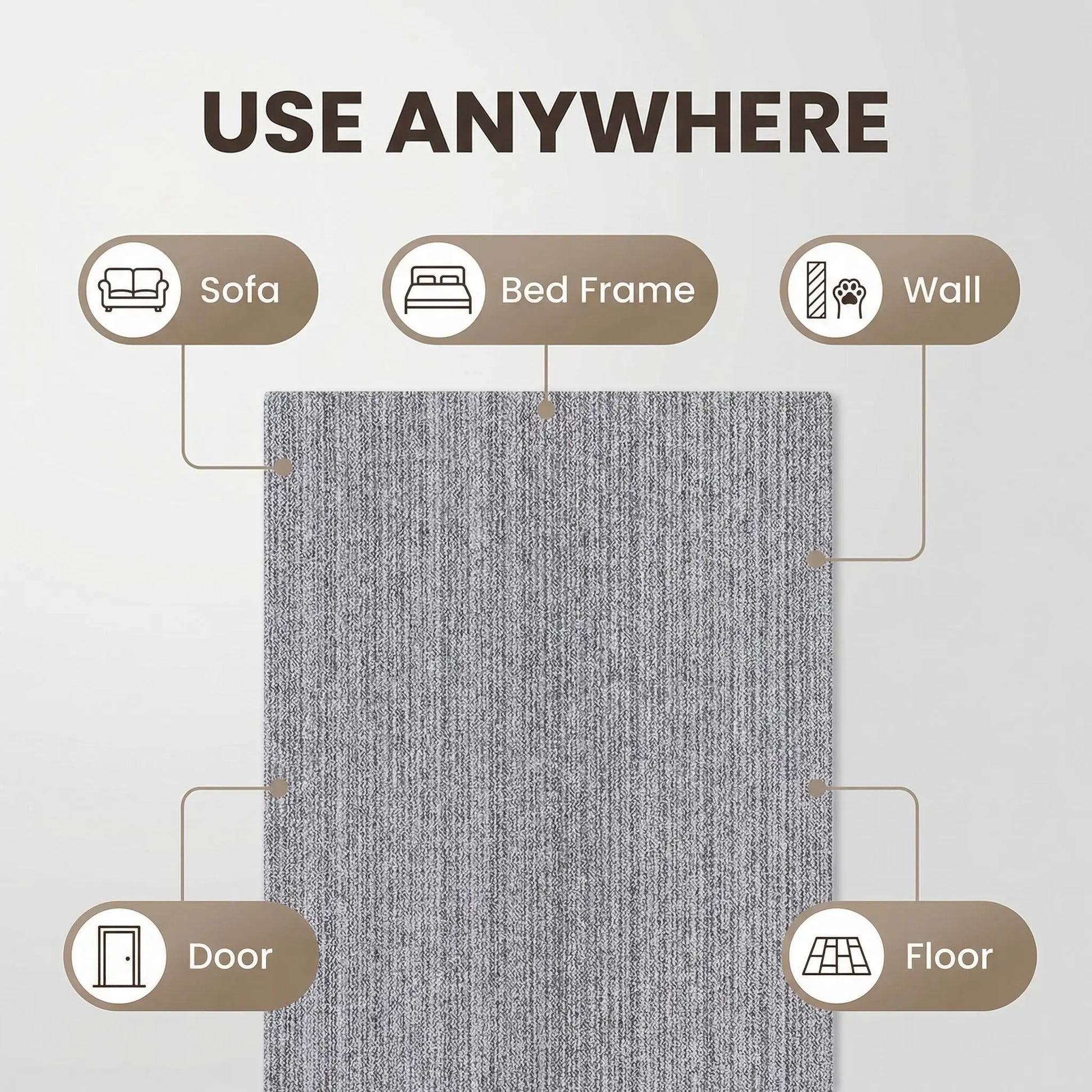 Protect Your Furniture with Our Self-Adhesive Cat Scratch Pads! 🐾 Durable, Trimmable & Easy to Use - Keep Your Sofa and Walls Scratch-Free! 💪✨