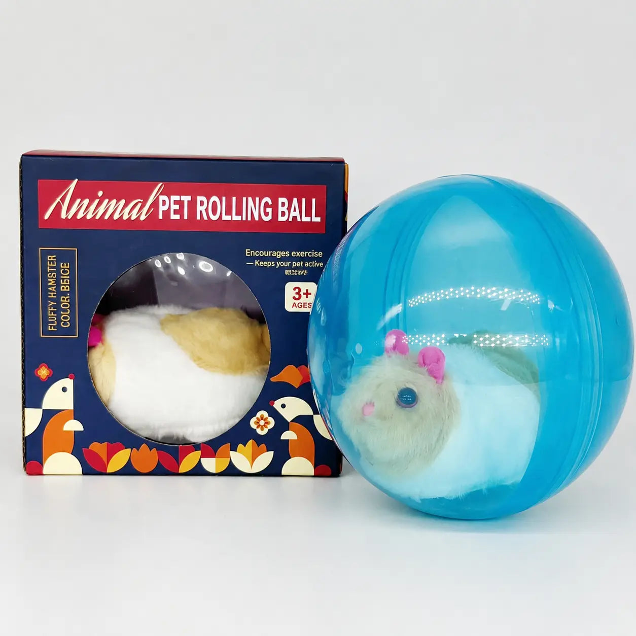 Engage Your Indoor Cat with the Ultimate Boredom Buster: USB Rechargeable Auto-Rolling Ball Toy with Mouse for Hands-Free Play