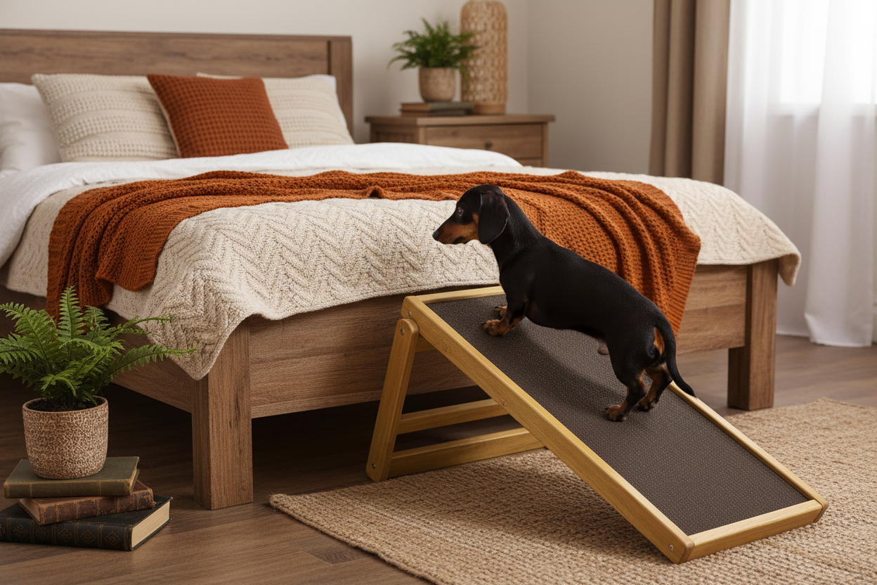 Dog Ramp - Limo Marrón