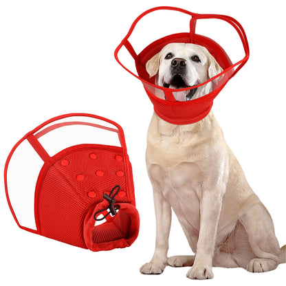 Say goodbye to licking with the Kuoser Soft Dog Cone! Perfect for post-surgery recovery, this breathable and comfy collar is adjustable for small, medium, and large pups. Keep your furry friend safe and cozy! 🐾💖
