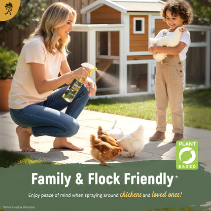 Say goodbye to pesky mites, lice, ticks, fleas, and flies with our Reliant Pet Chicken & Coop Spray! Safe for your chickens and no need to remove eggs. Grab it now during our Mother's Day & Father's Day Sale! Perfect for outdoor fun! 🐔🌼🎉