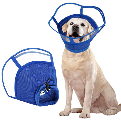 Say goodbye to licking with the Kuoser Soft Dog Cone! Perfect for post-surgery recovery, this breathable and comfy collar is adjustable for small, medium, and large pups. Keep your furry friend safe and cozy! 🐾💖