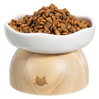 Charming Elevated Egg Cat Bowl for Stylish and Comfortable Dining